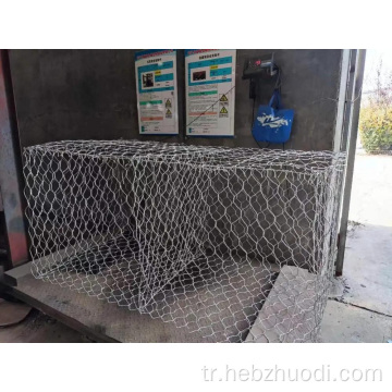 Gabion ağ, altıgen örgü, galvanizli gabion ağ